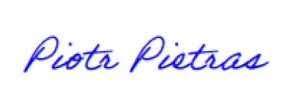 P. Pietras - parafka
