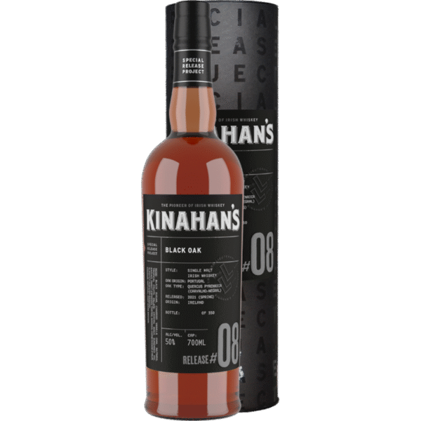 KINAHANS SPECIAL RELEASE PROJECT #08 BLACK OAK CASK 50% GIFT TUBE