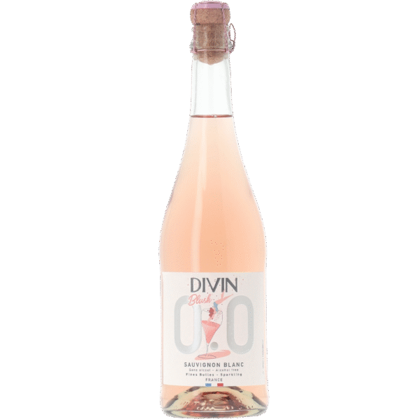 DIVIN SAUVIGNON BLANC SPARKLING BLUSH ROSE 0.0%
